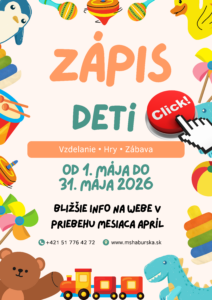 zápis detí 2026