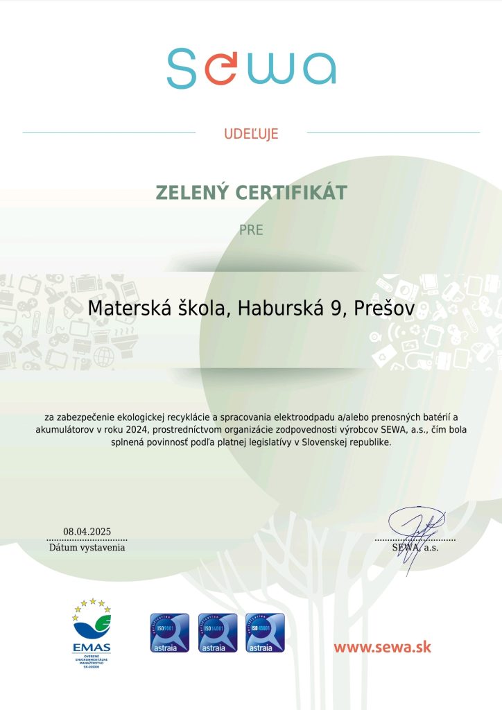 zelený certifikát